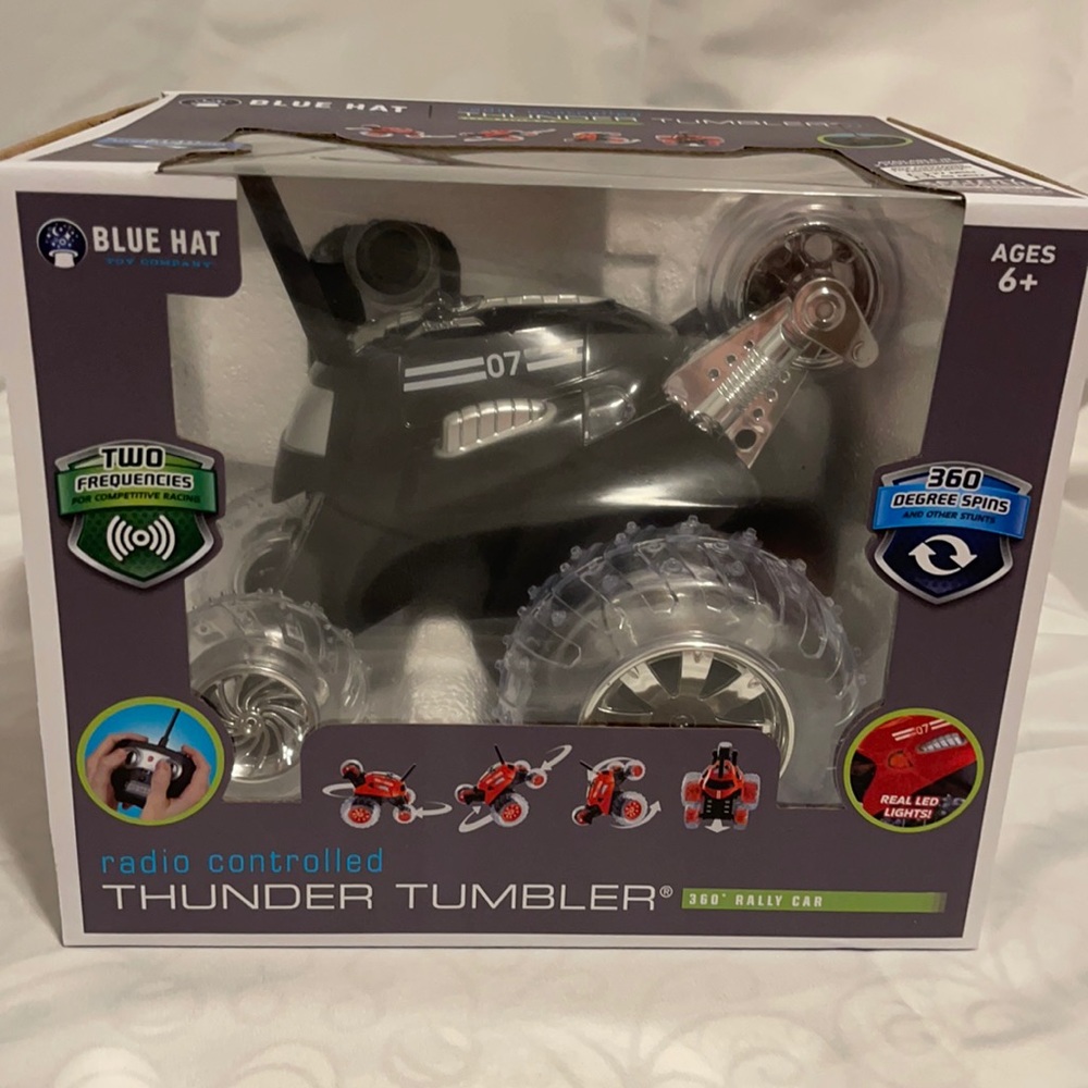 Blue Hat Thunder Tumbler Radio Controlled Car - BLACK